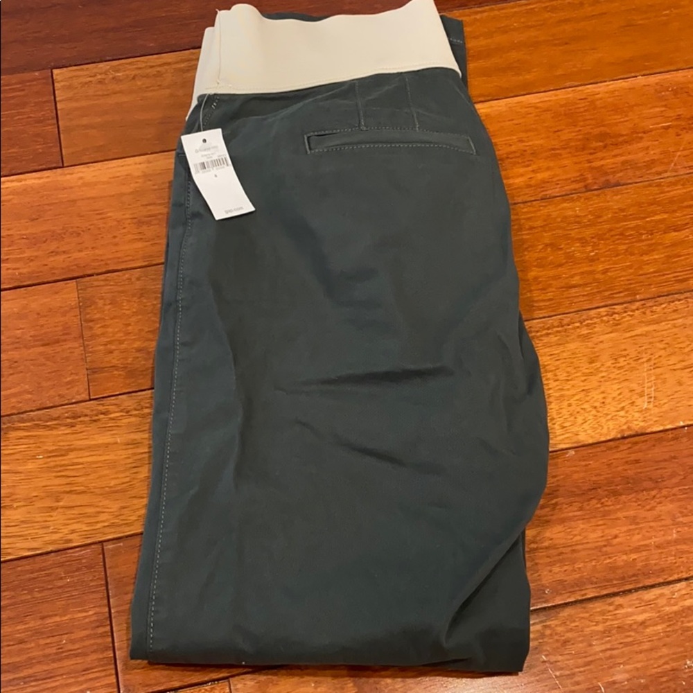 Gap Chino Green Maternity Pants